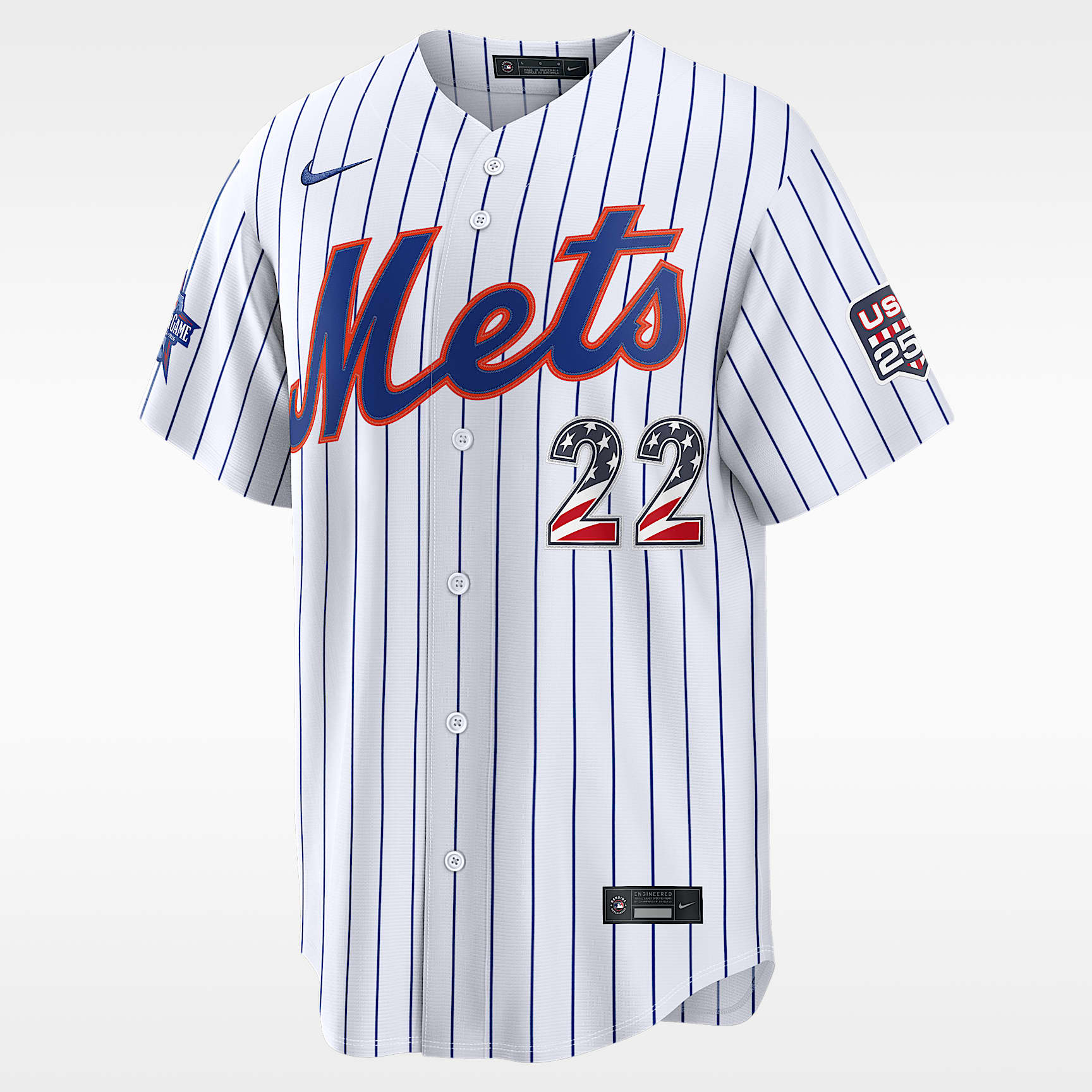 NIKE MLB New York Mets ユニフォームシャツ Mサイズ Juan Soto New York Mets 2026 All-Star Game Men's Nike MLB Stadium